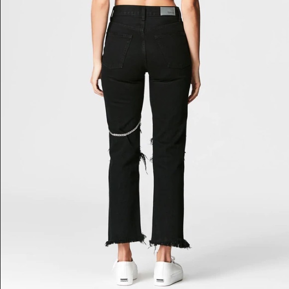 LF CARMAR Emilia Black Ripped Jeans - Picture 2 of 6